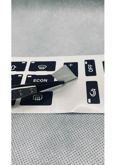 Audi A3 8l Uyumlu Klima Tuş Tamir Takımı Sticker Etiketi 1 Adet