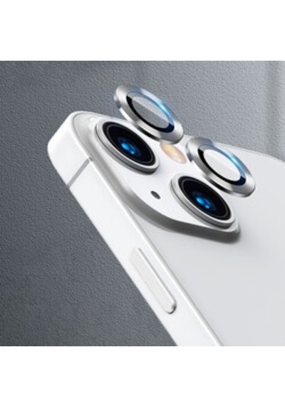 Lexroo İphone 13 Mini Kamera Lens Koruyucu - Gümüş