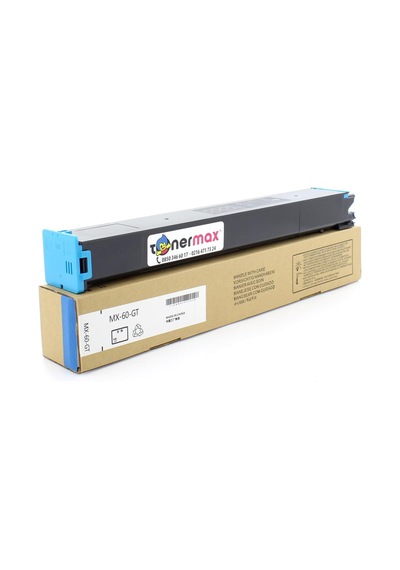 Tonermax Sharp Mx-60Gtca Mavi Uyumlu Toner / Mx-3050/3550/4050/5050