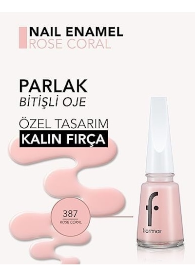 Klasik Parlak Bitişli Yüksek Pigmentli Oje-nail Enamel- 397 Rose New- 8682536035972 48196802