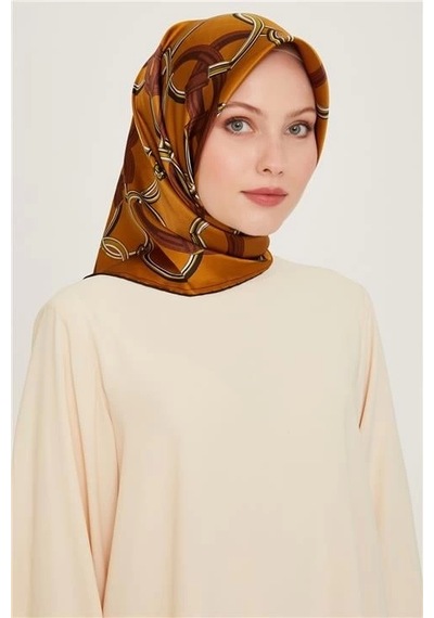 Armine Sura Saf İpek Eşarp 9203d 53 Çok Renkli