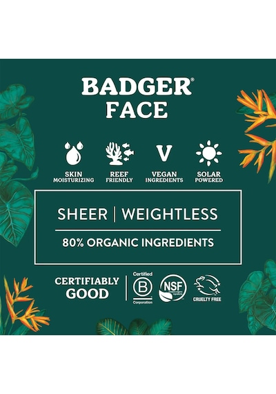 Badger Spf30 Face Mıneral Sunscreen Cream