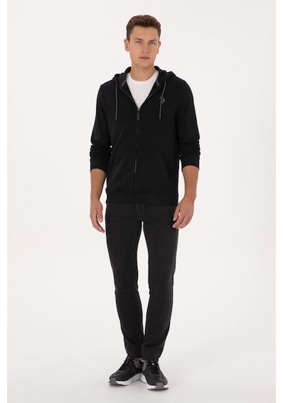 U.S. Polo Assn. Erkek Siyah Örme Hırka 50313748-VR046