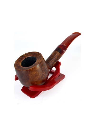 Şahin Üç Yıldız Bent Pot Mod Ban 3 9mm. Filtreli Akrilik Saplı Pipo 237897