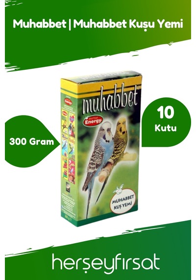 Energy Muhabbet Muhabbet Kuş Yemi 300 Gram 10 Adet
