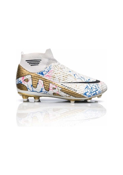 Football Laliga Pro Krampon 3'lü Set+çanta+çorap+tekmelik Beyaz
