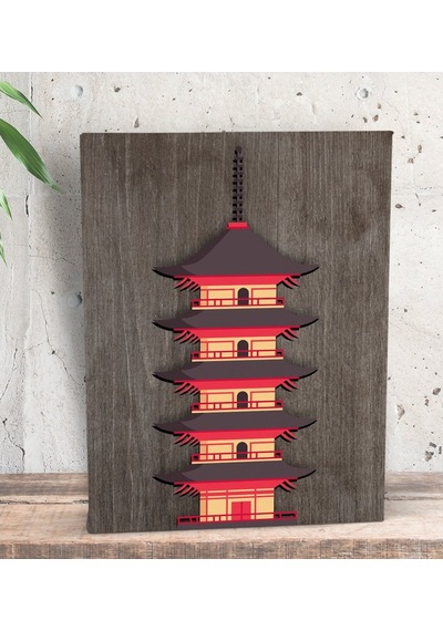 Bk Gift Minka Evi Tasarımlı Dekoratif Mini Kanvas Tablo 15X20Cm-1 (551116542)