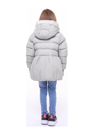 Benitto Kids Kız Bebek Çocuk Mont 51284-gri Gri