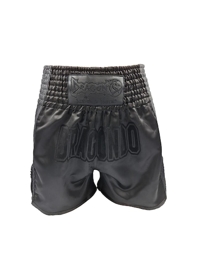 Dragondo Mt3025 Black Night Muay Thai Şortu Siyah Antrenman Şortu Siyah