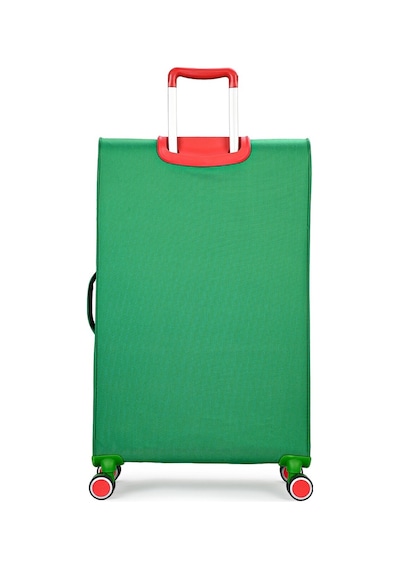 United Colors of Benetton Unisex Ultra Lıght Körüklü Kumaş Kabin Valiz 55 Cm Yeşil Yeşil