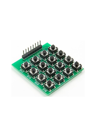 16 Butonlu 4x4 Matrix Tuş Takımı