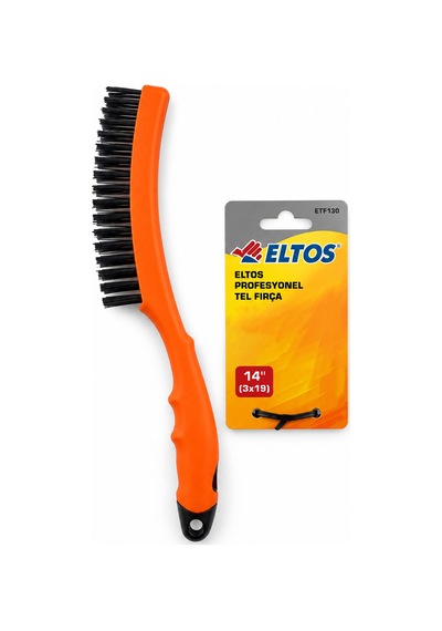 Tel Fırça Renkli Plastik Saplı 33 Cm Belirtilmemis
