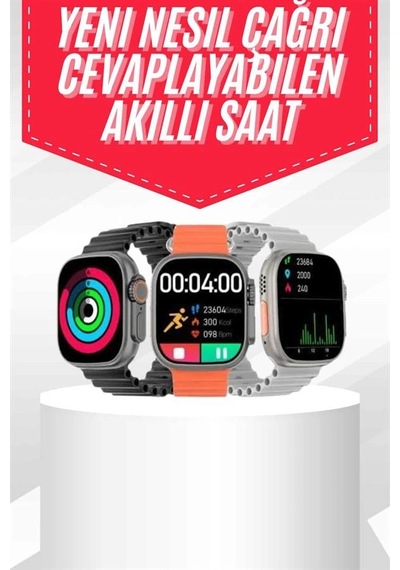 Mey İthalat Android Ve İos Uyumlu Uyku Ve Sağlık Takibi Yapabilen 3 Kordonlu Akıllı Saat
