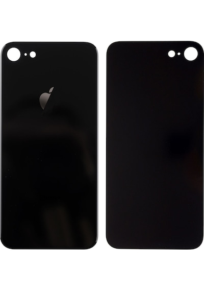 Gmr Apple Uyumlu iPhone 8 Arka Pil Batarya Kapağı Siyah