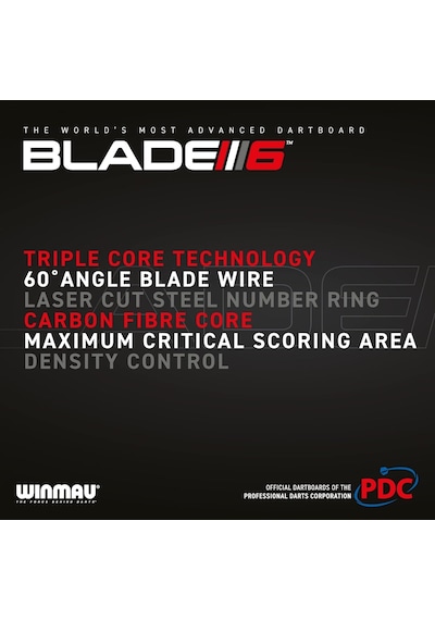 Winmau Blade 6 Triple Core Dart Hedef Tahtası
