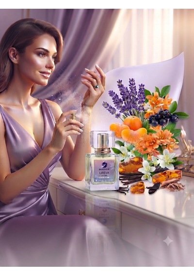 Lıreva Kadın Parfüm 50 Ml Edp Kalıcı Premium Kadın Parfüm, Çiçeksi Vanilyalı, Gün Boyu Kalıcılık