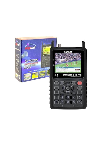 Alpsat Satfinder 5 Hd Görüntülü Uydu Bulucu - Ahd-tvı-cvı Kmaera Test Monitörü