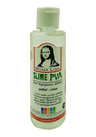 Mona Lisa Slime Jeli Slaym Sıvı Yapıştırıcı Şeffaf 70 Ml 1 Ad Çok Renkli