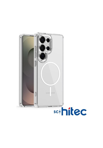 Schitec Samsung Uyumlu Galaxy S25 Ultra Magsafe Özellikli Şeffaf Kılıf