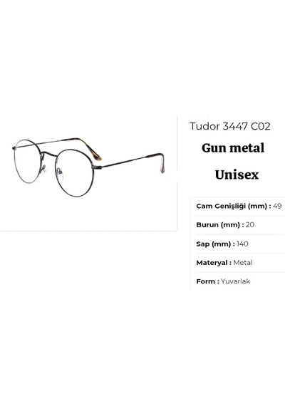 Tudor Tu3447 C02 49ekt Unisex Mavi Işık Koruma Gözlüğü