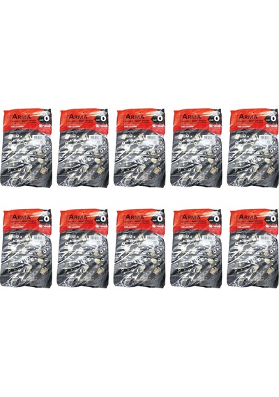 Baskılı Mini Blok Poşet Torba - No: 0-20x30 Cm. - Siyah - 100 Adetlik 10 Paket