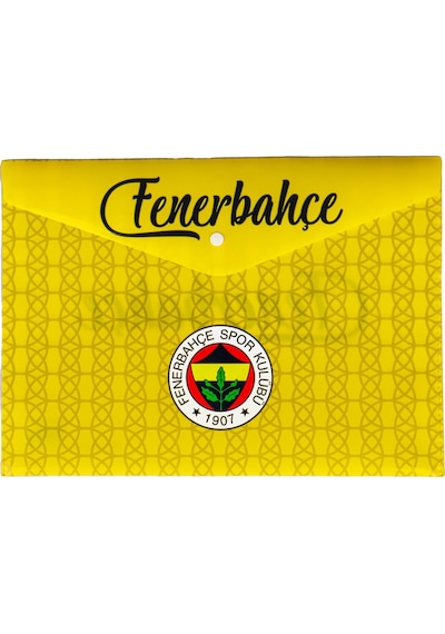 "dekomus Cep Defteri Hediyeli" Yeni Sezon Lisanslı Fenerbahçe Tekli Çıtçıtlı Dosya Altın