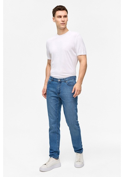 Backandbond Mavi Slim Fit Denim Pantolon Çok Renkli