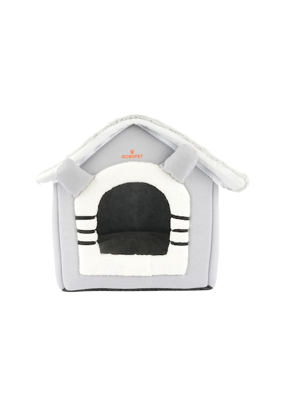 Peluş Kedi Ve Küçük Irk Köpek Evi, Minderli