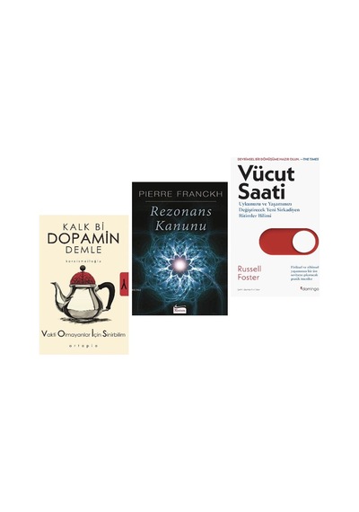Kalk Bı Dopomın Demle + Rezonans Kanunu + Vucut Saatı 3 Set