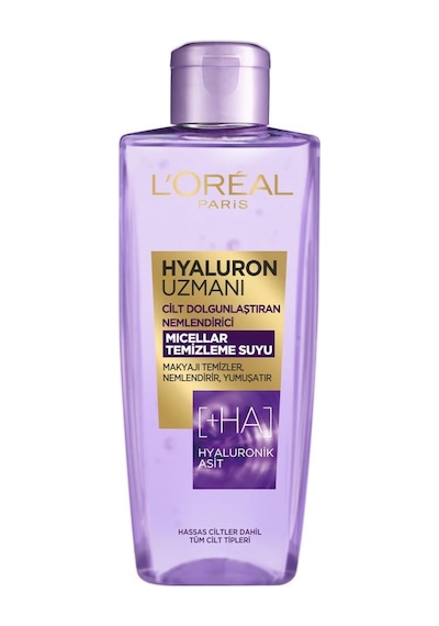 L'Oreal Paris Hyaluron Uzmanı Cilt Dolgunlaştıran Nemlendirici Micellar Temizleme Suyu 200 ML