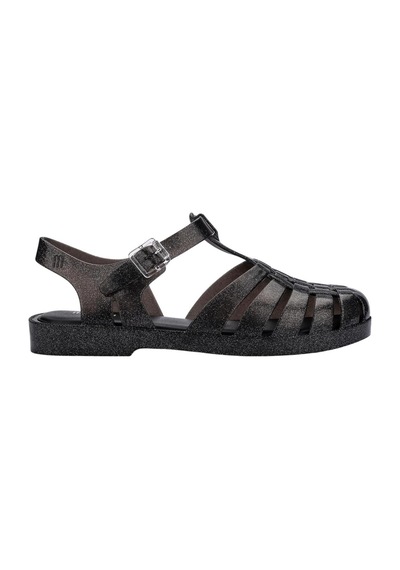 Melissa Kadın Possession Parıltılı Siyah Sandalet-14712
