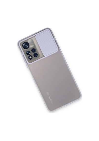 Csmtex Newface Xiaomi Redmi Note 11t Kılıf Palm Buzlu Kamera Sürgülü Silikon - Lila