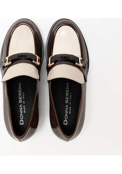 Marmotta/avorio Oxford Klasik Kadın 845825dm Donna Serena 5825dm Oxf Marm/abr Pel Avor Marmotta/avorio