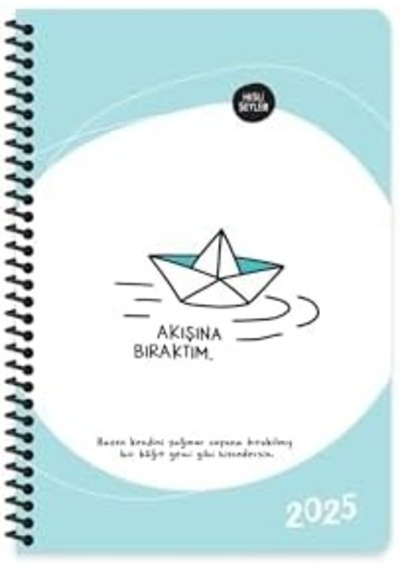 2025-13 19,5 Haftalık Ajanda - Akışına Bıraktım Açık Gri