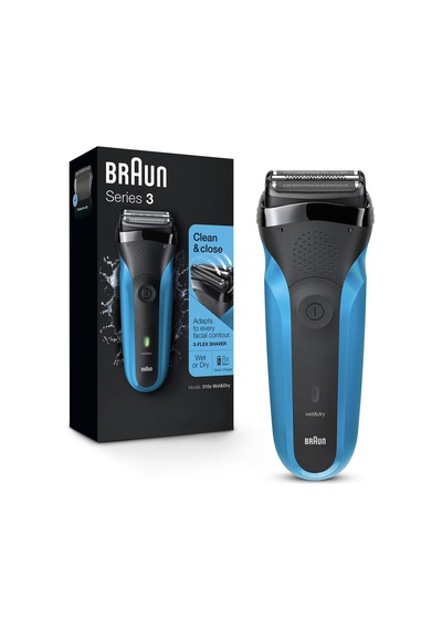 Braun Series 3 310s Şarj Edilebilir Islak&kuru Elektrikli Tıraş Makinesi, Mavi