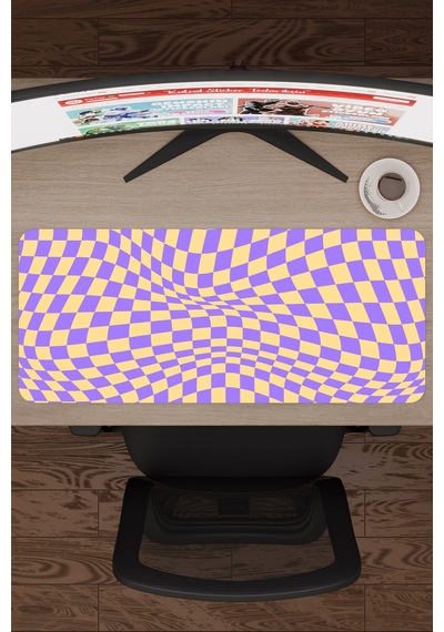 Dama Kaymaz Dikişli Kauçuk Oyuncu Mousepad V1 - 70x30 Xl Gaming Mouse Pad Fare Altlığı