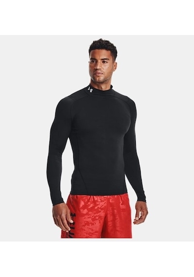 Under Armour Ua Heatgear Armour Compression Mock Erkek Uzun Kollu T-shirt 1369606-001 Siyah