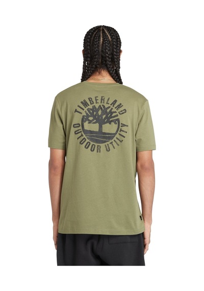 Timberland Short Sleeve Back Logo Graphic Tee Erkek T-shirt Tb0a5v7kcr31 001