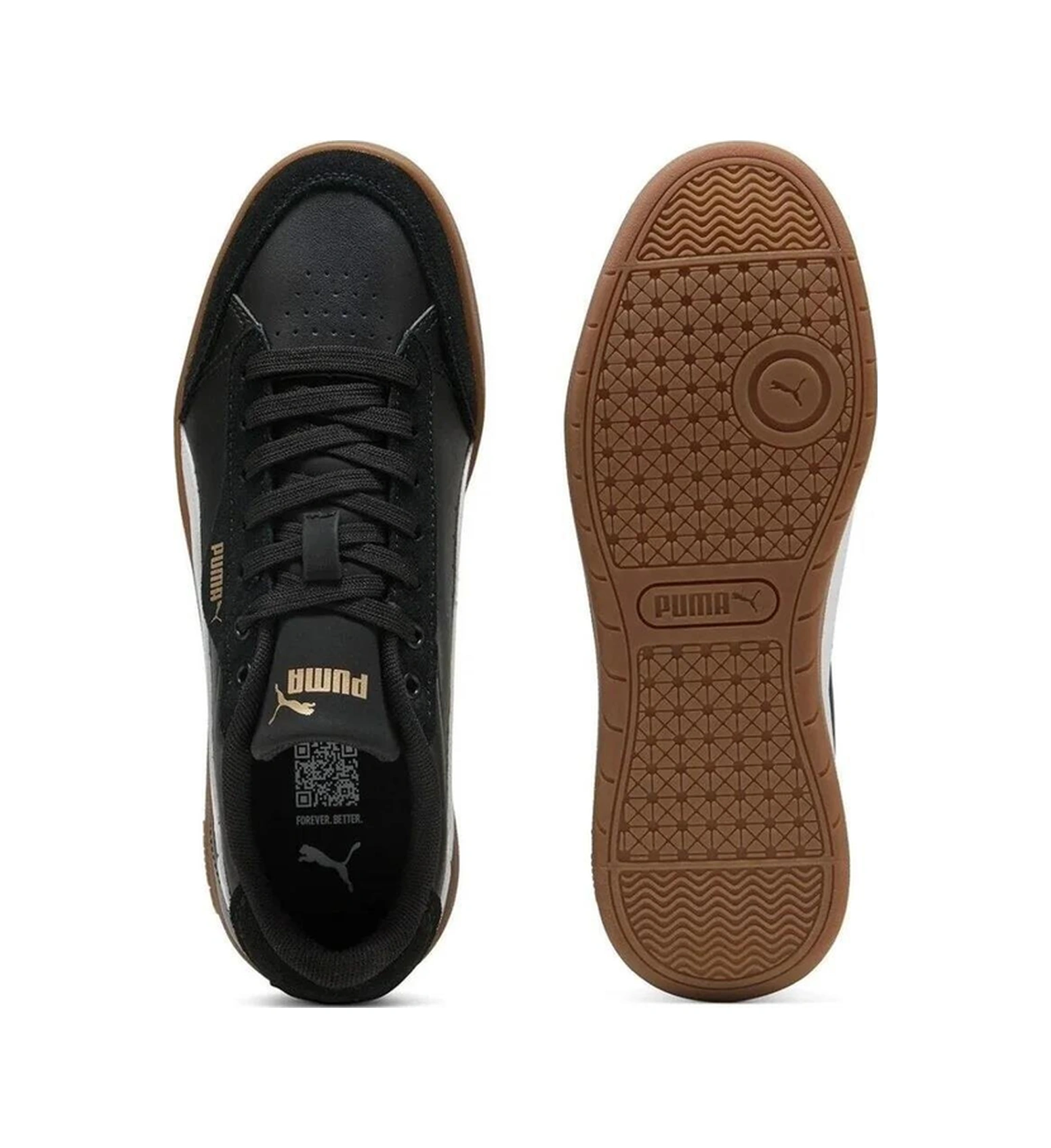 Puma 402601 02 Vikky Star Og Siyah-beyaz-gold Kadın Spor Ayakkabı Siyah
