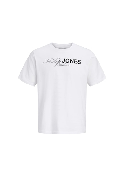 Jack & Jones Jprblaneo Ss Tee Erkek Kısa Kollu Basic T-shirt Pamuklu Beyaz