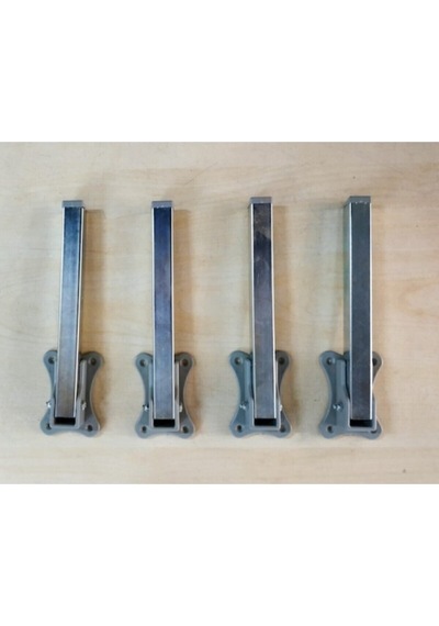 20cm Metal Profil Yer Sofrası Ayağı Seti 4'lü Çok Renkli Diğer