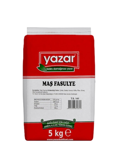 Yazar Bakliyat Maş Fasulye 5 KG