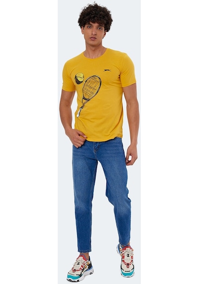 Slazenger KATONS IN Erkek Tişört Hardal
