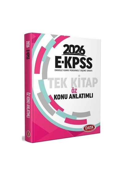 Data 2026 Ekpss Öz Konu Anlatımlı Tek Kitap Data Yayınları