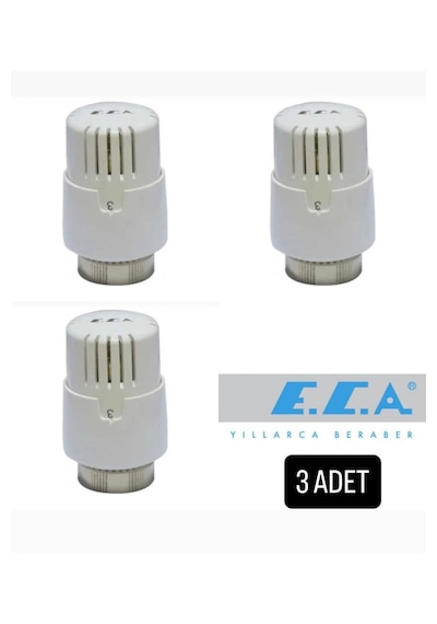 E.c.a Eca Trv4 Termostatik Vana Kafası 3'lü Cnk