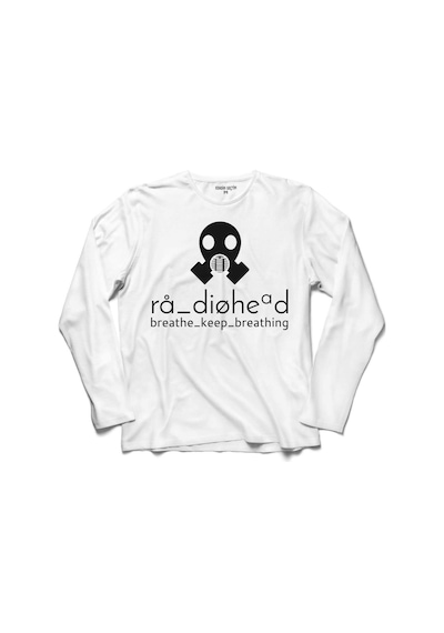 Radıohead Radıo Head Logo Thom Yorke Uzun Kollu Tişört (518429761)