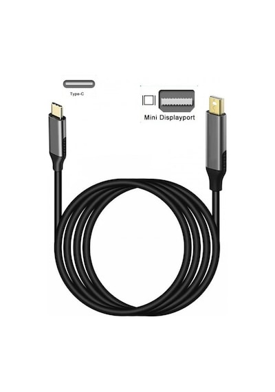 Usb C 3.1 Type C To Mini Display 4k 60hz Görüntü Aktarıcı Kablo 1.8m