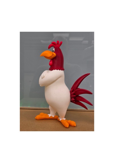 Foghorn Leghorn Figür 20cm-3d Baskı-kolleksiyonluk Biblo