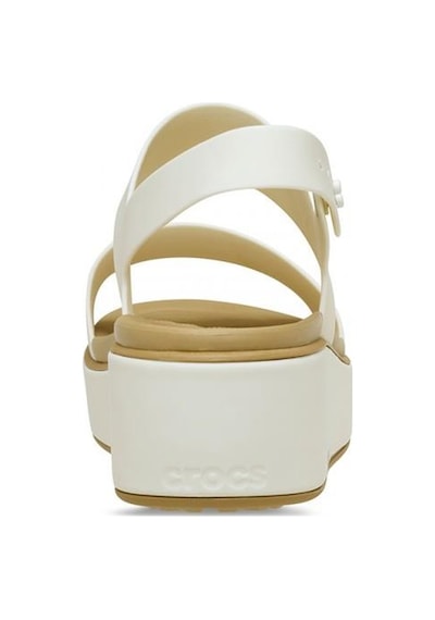 Crocs 211802-00o Brooklyn Matte Wrap Low Wedge Kadın Sandalet Beyaz