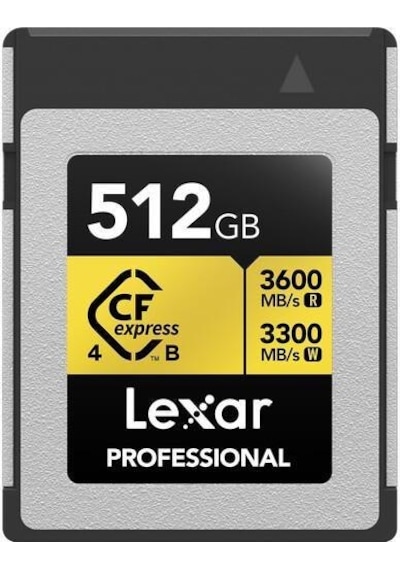 Lexar 512gb Professıonal Gold Lcxexp4512g- Rneng Cfexpress 4.0 Type-b Kart